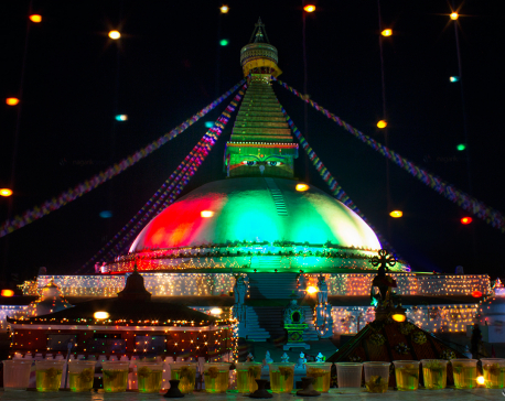 The renovated Bauddhanath Stupa (photo/video)